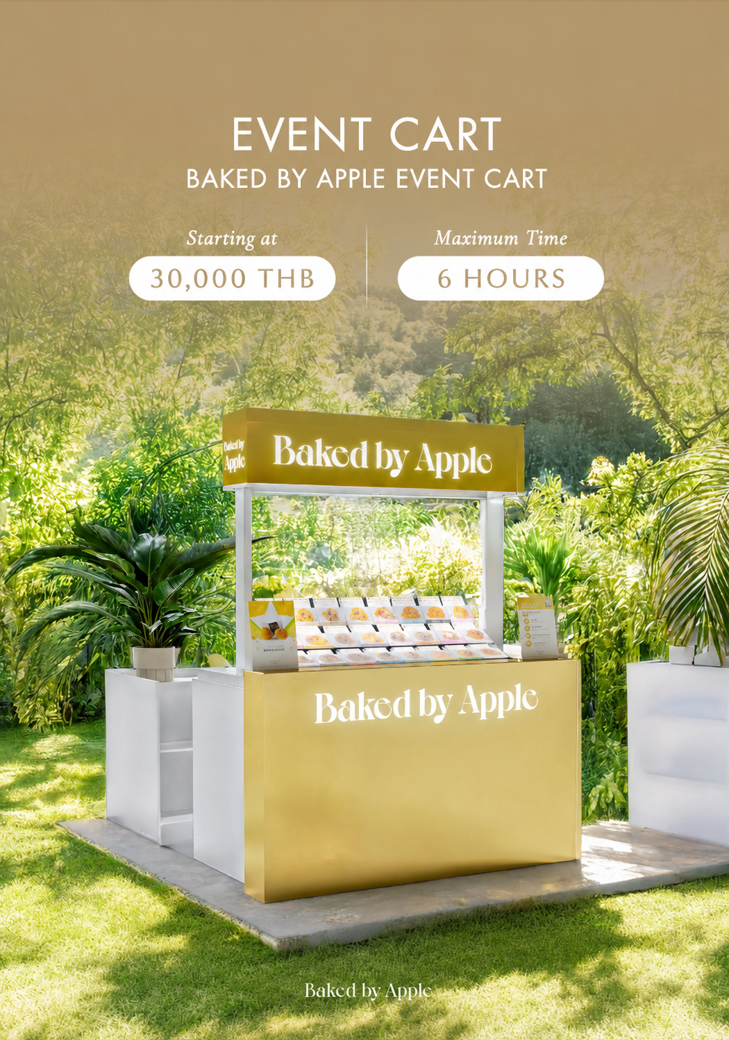 Baked by Apple catering showcase